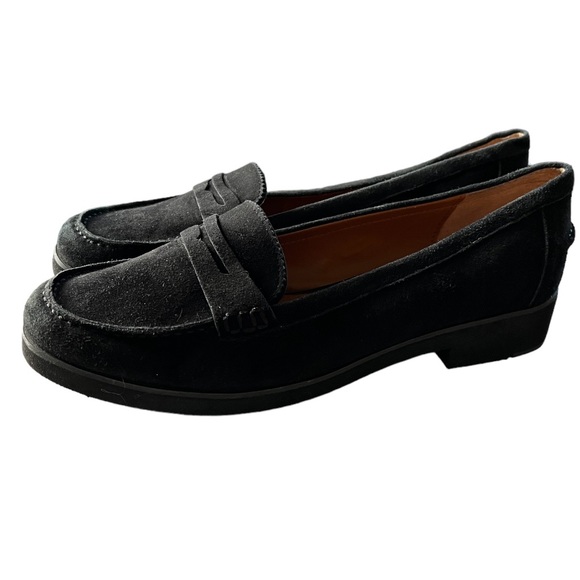 Lauren Ralph Lauren Shoes - Lauren Ralph Lauren Lisette Suede Loafer Shoes Size 11 Black